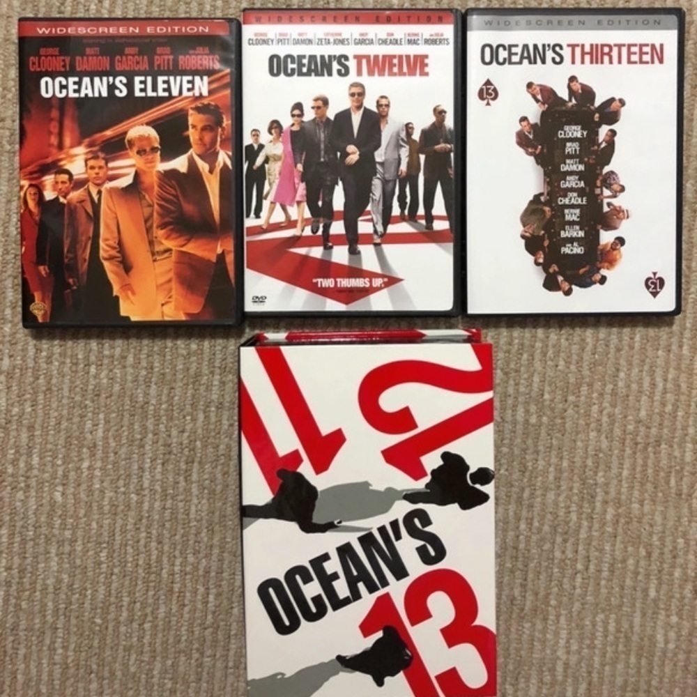 Ocean's 11, 12 & 13 Bundle DVD Movies